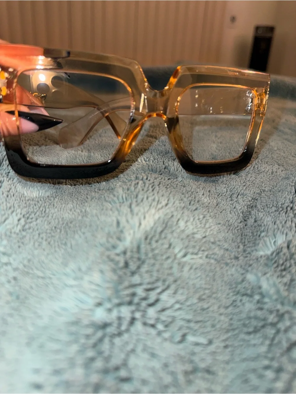 3 Oversized Square Fashion Glasses